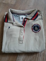 orig. Gaastra Poloshirt, Gr. L, beige, TOP !