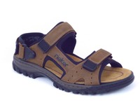 Rieker Herren Schuhe Sandalen Sandaletten Neu braun