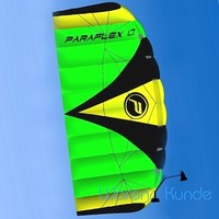 ||| PARAFLEX SPORT 1.7 GRÜN ||| Kite Lenkdrachen Lenkmatte Wolkenstürmer Safety 