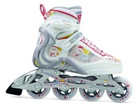 Fila EVE weiss orange Damen  Inliner Skate Inlineskate Freizeit  Gr. 36 - SALE