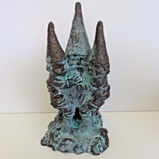 1988 Antiqued Gnome Figure by Deceased Dutch Illustrator Rein Poortvliet, Signed