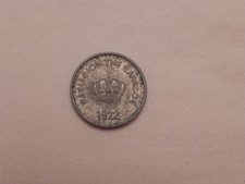 Greece, 1922, 10 Lepta, Au/Unc! #L502