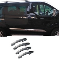 Ford Transit Custom 4-trg F.7 ab 2014 Chrom Türgriffe Blenden Edelstahl Für 