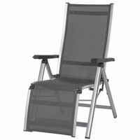 MWH 879103 Elements Relaxsessel silber/ anthrazit Textilgewebe anthrazit