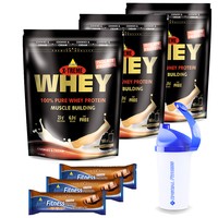 32,27€/kg, Inko X-treme Whey Protein (3 * 500g Beutel) + inkl. Shaker +3 Riegel