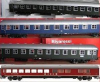 RIVAROSSI 4012 4014 4025 4015 4x SCHNELLZUG mit DSG 1:87 DB Ep.3 NEU OVP zu 4026