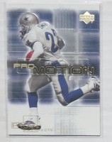 EMMITT SMITH -  UD Pros & Prospects 2000 Pro Motion #P5 Insert (Dallas COWBOYS)