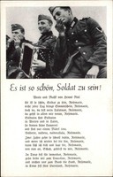 Es ist schön Soldat zu sein ~1940 Soldaten Text Lied Musik Propaganda 2. WK