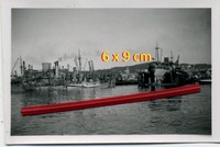 Foto TRONDHEIM Norwegen Hafen Dock Marine Schiffe mit Blick auf die Stadt uvm. !