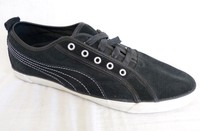 schöne Gr. 43 PUMA Turnschuhe Sneaker schwarz Wildleder NEU