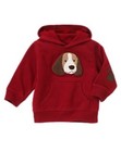 NWT Gymboree Barkside Academy Pullover Puppy Hoodie Dog Sweatshirt Red NEW 4T 5T