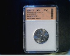 2008-P Us New Mexico State, Washington Quarter, Very High Grade (Us-727)