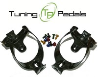 2x Flaschenhalter aus Carbon + farbige Aluschraube - nur 25g (leichtbau)