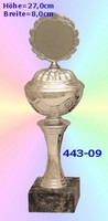 Einzelpokal (443-09) inkl. Gravur jetzt nur 7,50 EUR