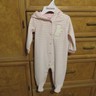 infant girls Juicy Couture pajamas Velour feet hoodie sleepwear 3-6M NWT $68.00