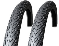 2x Rubena V41 Walrus 26x1.75 (47-559) 1 Paar 26" Fahrrad Reifen schwarz