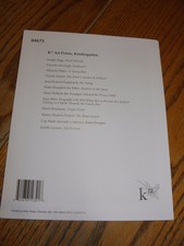 K12 Art Print Kit Kindergarten Teacher Resource Homeschool 8 x 10 set of 12