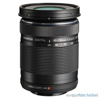Olympus M.Zuiko 40-150mm R schwarz Tele Objektiv 40-150 mft Pen OM-D Lumix G