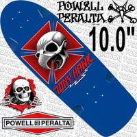 POWELL PERALTA - Tony Hawk - Skateboard Deck - Knochen Brigade Neuauflage - BLAU