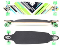 MAXOfit® Design Longboard "Charisma Green No.64",Drop Through