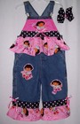Custom boutique Dora the Explorer overalls all sizes