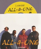 ALL 4 ONE - i swear  - 4 track  CD 