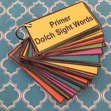 TEACHER MADE RESOURCE. PRIMER DOLCH SIGHT WORDS. 52 WORDS. FLASHCARDS. WORD WALL