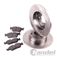 BREMSSCHEIBEN 264mm + BELÄGE HINTEN OPEL ASTRA H MERIVA ZAFIRA 5-LOCH BREMSEN