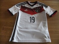 Deutschland Trikot WM 2014 (3 Sterne) mit Flock 19 Götze"