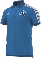 adidas HSV Freizeit Poloshirt Fan Hamburger SV Sportshirt Herren blau AA1748
