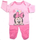 Baby Girls Minnie Mouse Time For Bed Pyjama Set Very Soft 3-6M And 18-24M