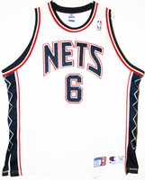 Champion NBA Basketball New Jersey Nets #6 Martin Authentic Trikot/Jersey 52 XXL