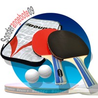 BOUNCE 2er Tischtennisschläger SET Tischtennis Ping Pong 2 Bälle Tischtennisball