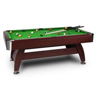 7ft Billardtisch Pool Billard Billiardtisch Poolbillard 7 Fuß Grün + Zubehör Neu