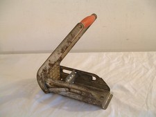 Vtg Progressus French Fry Potato Cutter Kitchen Utensil Red Wood Handle Italy