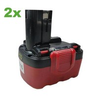 2x AKKU 2000mAh 14,4V für Bosch 2607335431 2607335432 2610909013 2607335533