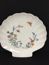 Andrea by Sadik Jardin Floral & Butterfly Motif Shell Accent Dish