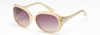 Marilyn Monroe Creme Beige Rahmen Oval Rund Damen Designer Sonnenbrille