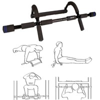 4 in1 Pull-Up-Bar Stahl Türrahmen Klimmzugstange Fitness Krafttraining Reck