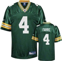 NFL Brett Favre Grün Bay Packers Authentic American Football Shirt Trikot