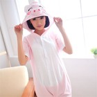 Kids' Girls' Fashion Costume Short Sleeve Pajamas Sleepwear Pink Peppa Pig S-XL 
