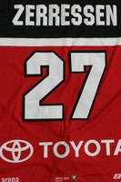 Kölner Haie Game-Worn-Trikot Saison 15/16 Heim #27 ZERRESSEN