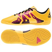 adidas Kinder Hallenschuhe X 15.4 IN Fußballschuhe solar gold orange [NEU]