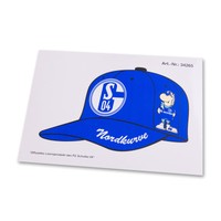 FC Schalke 04 --- Aufkleber Cap --- Aufkleber Kappe