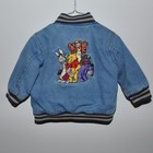 Childs Denim Disney Embroidered Jean Jacket Size 12 Mo Tigger Pooh Eeyore Rabbit