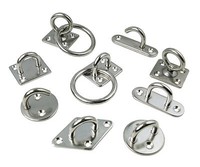 Edelstahl Wandhaken/Haken, für Absperrband Absperrungsseil Absperrpfosten Seil 