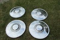 Trabant-Wartburg?-Oldtimer Radkappen--Zierblenden--verchromt---4 Stück-!!!
