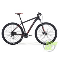 Merida Big.Nine 100 RH 17" Hardtail matt-schwarz (grau/signalrot)