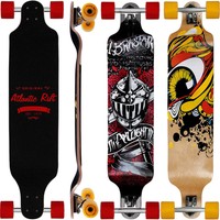 Longboard Skateboard Drop Down 105x23 Skate Board ABEC 9 Holzboard Komplettboard