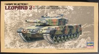 HASEGAWA MA02:500 - LEOPARD 2 - 1:72 - Panzer Modellbausatz - Tank Model Kit